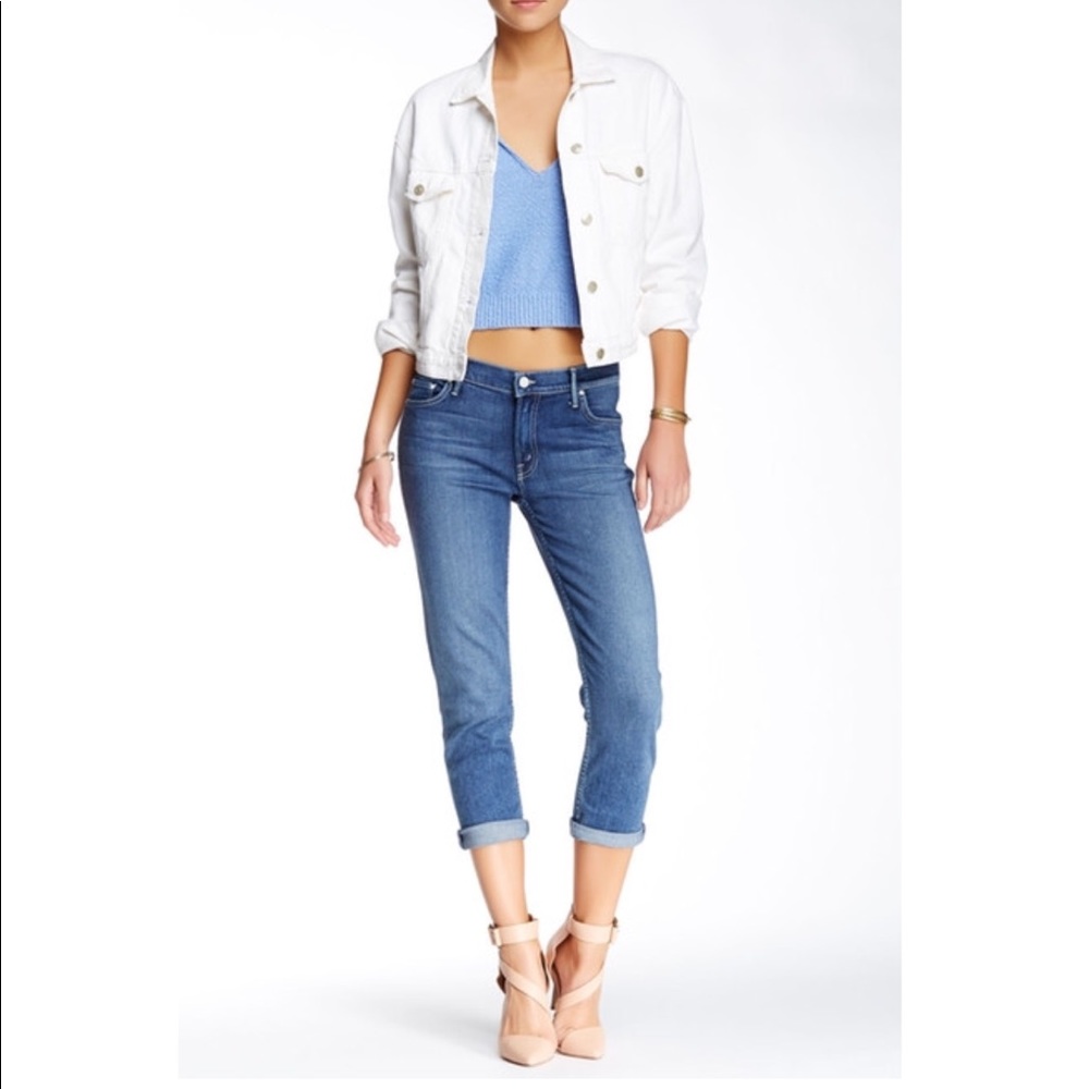MOTHER Light Denim The Dropout Tourist Trap Jeans
